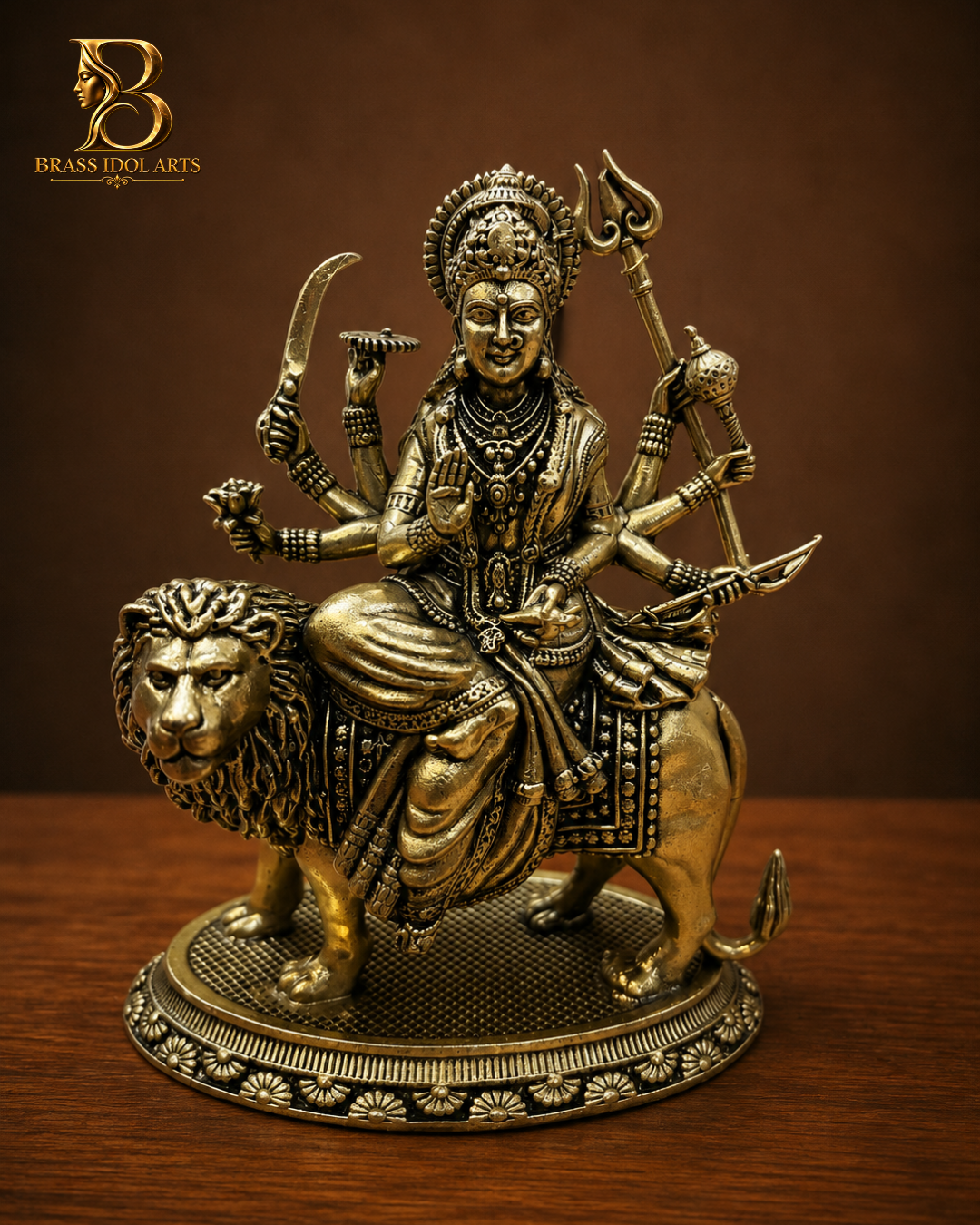 Durga Maa Brass Sculpture