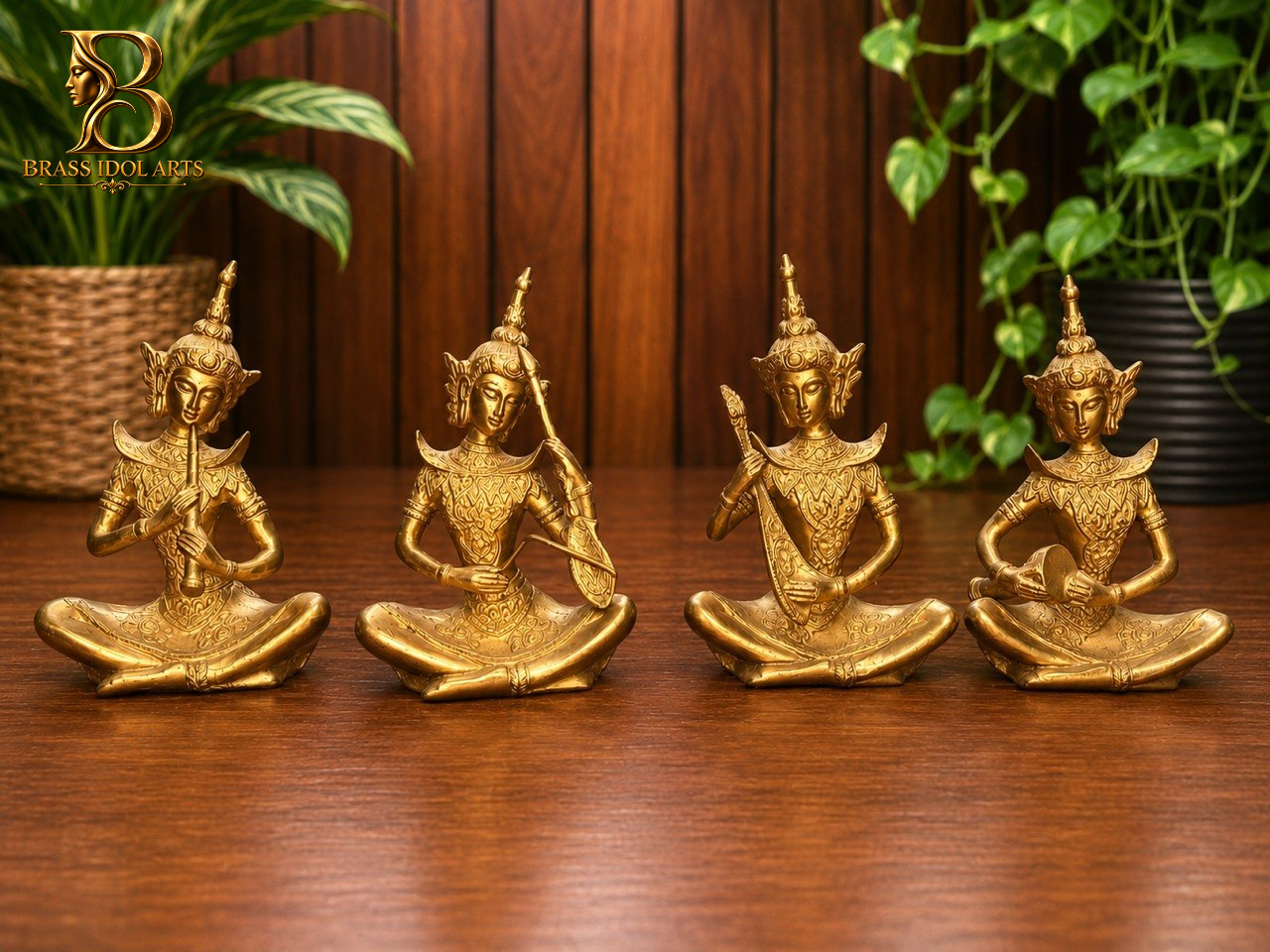 Four Singer Figurative Sculpture
